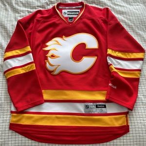 Reebok Calgary Flames Jersey NHL Authentic Vintage Colorway